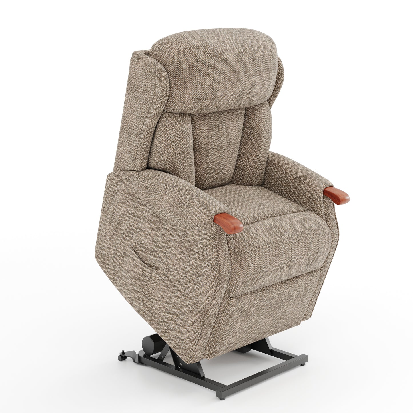 Express Delivery Celebrity Canterbury Cloud Zero Triple Motor Rise And Recliner Fabric Armchair With Mammoth Foam VAT FREE