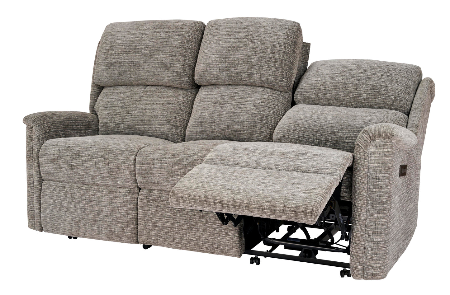 Celebrity Farndon Three Seater Settee Manual Reclining Fabric Sofa With Mammoth Foam