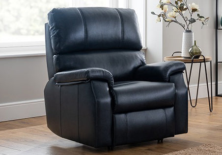 Celebrity Newstead Electric Powered Recliner Leather Armchair With Adjustable Headrest & Lumbar Support Option