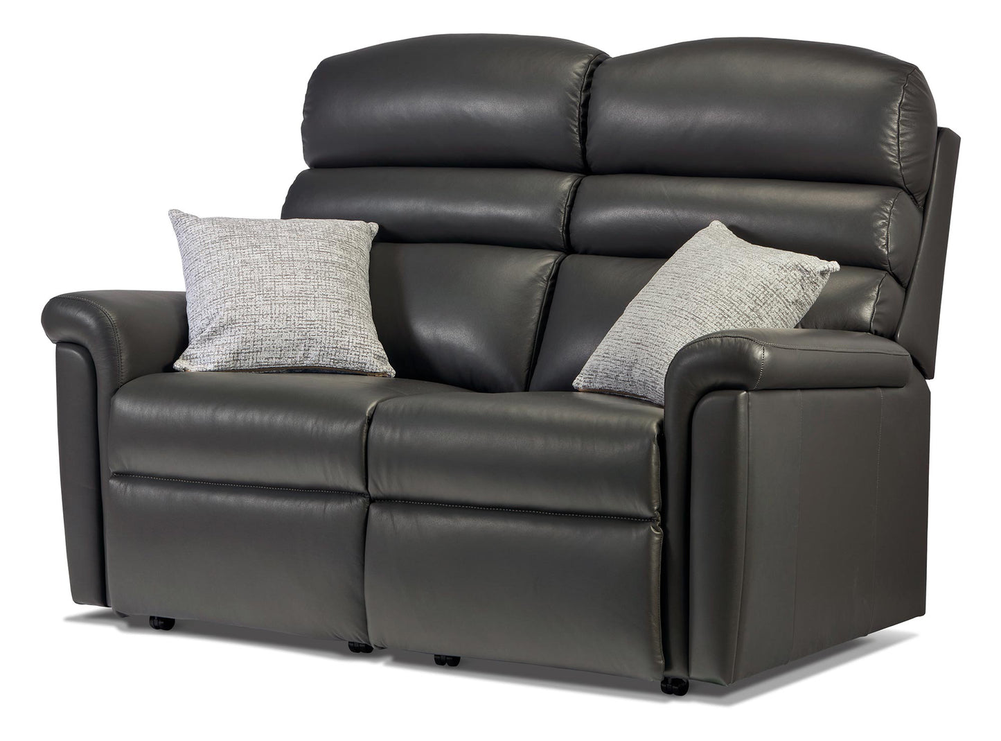 Sherborne Comfi-Sit Two Seater Manual Reclining Leather Sofa