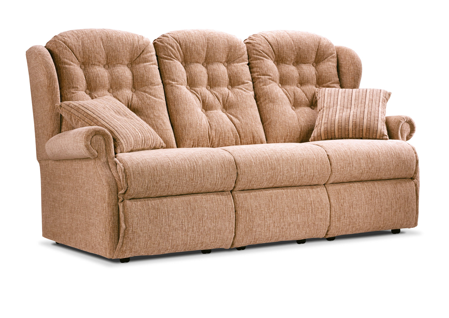 Sherborne Lynton Three Seater Electric Reclining Fabric Sofa