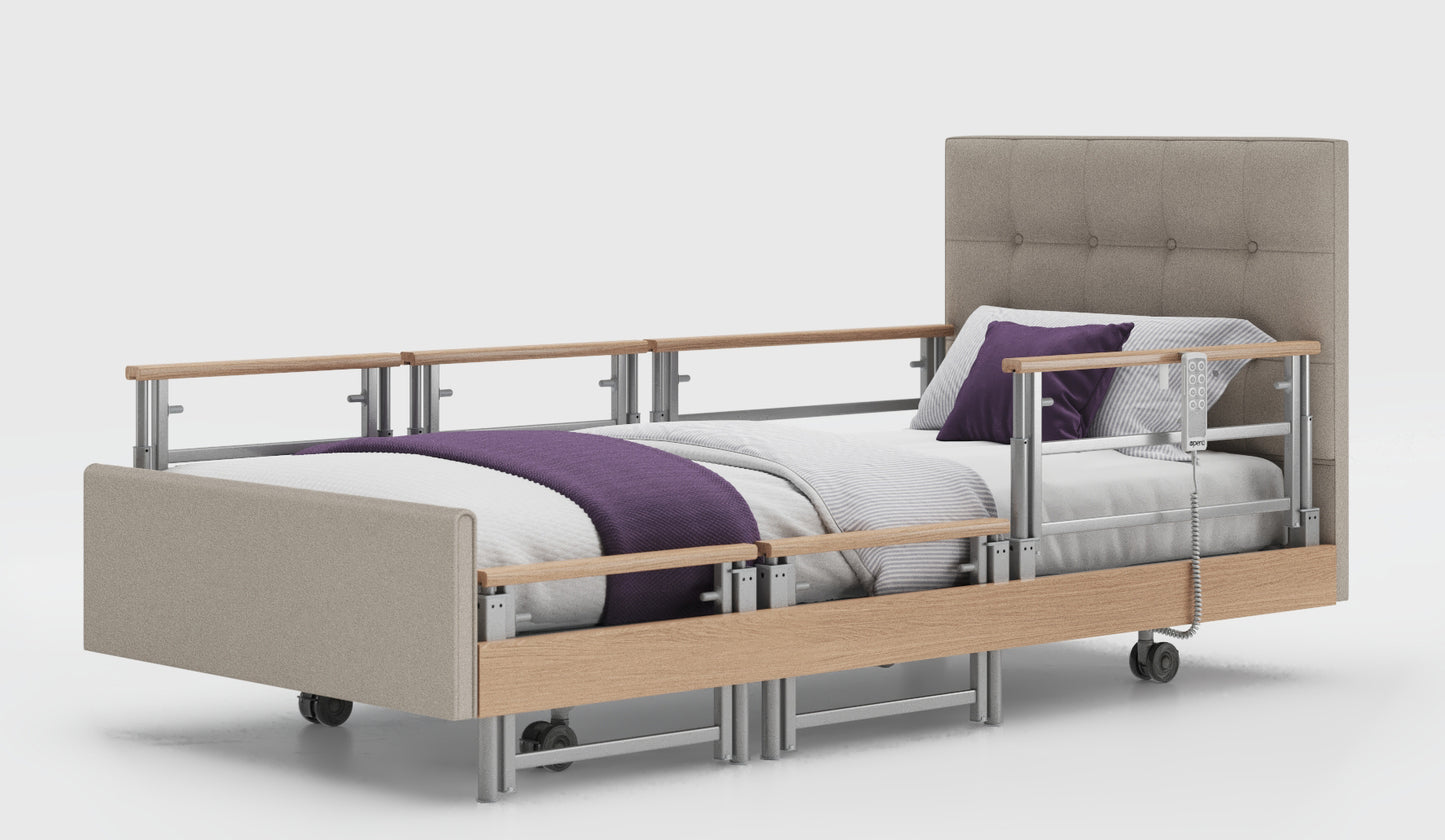 Signature Comfort Plus With Side Rails Profiling High Low Home Care Adjustable Bed With A Choice Of Mattresses VAT FREE