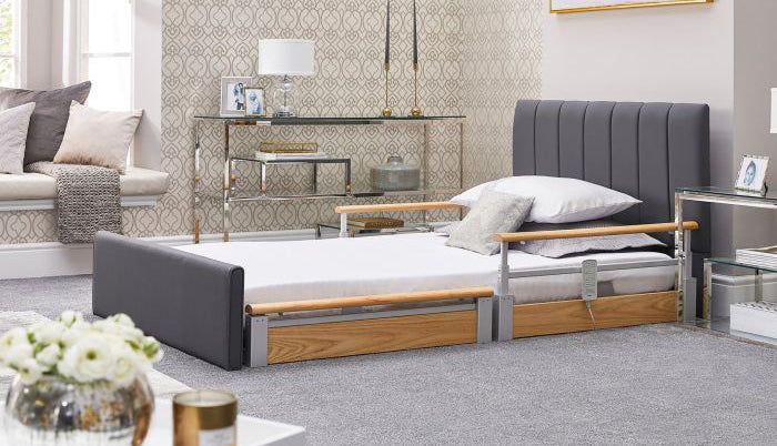 Solo Comfort Plus Profiling High Low Floor Bed Home Care Adjustable Bed With A Choice Of Mattresses VAT FREE