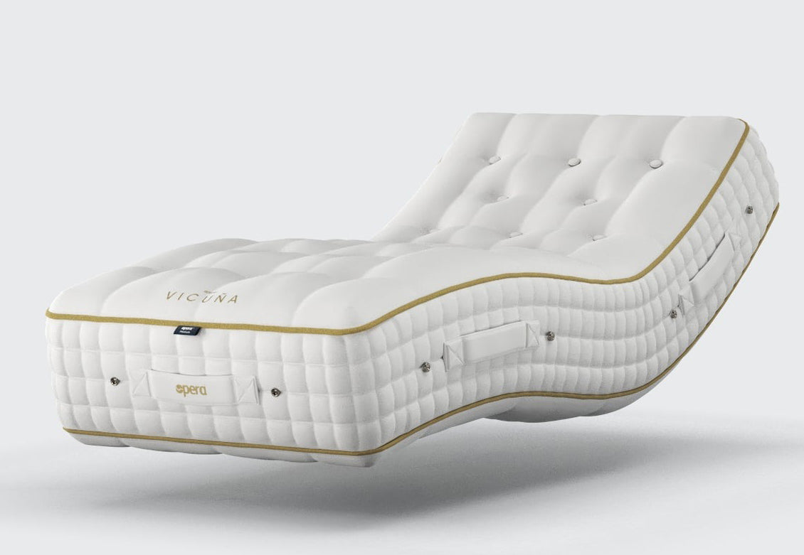 Opera Vicuna 2000 Pocket Sprung Soft, Medium Or Firm Feel Adjustable Bed Mattress VAT FREE