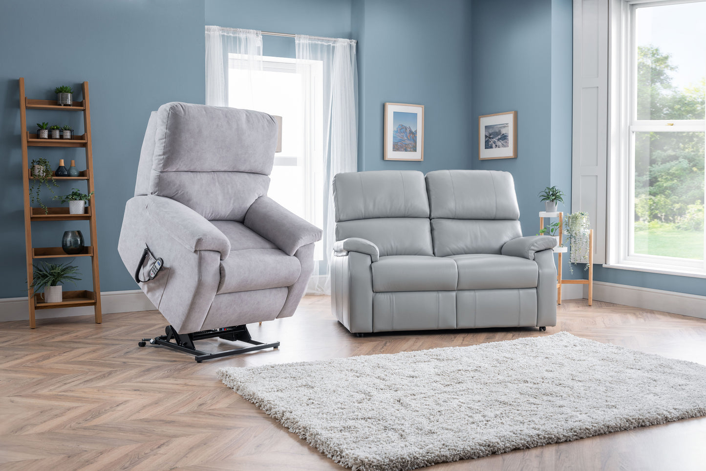 Celebrity Newstead Two Seater Settee Manual Reclining Fabric Sofa