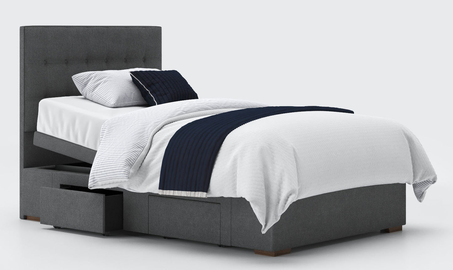 3ft Single Emerald Motion Divan Adjustable Bed With A Selection Of Mattresses VAT FREE