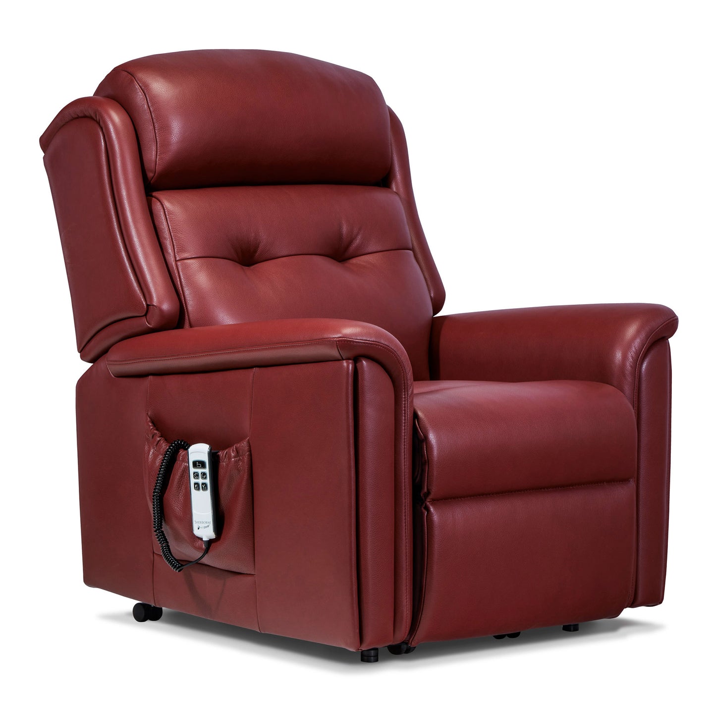 Sherborne Roma Electric Recliner Leather Armchair With Headrest Adjustment Option