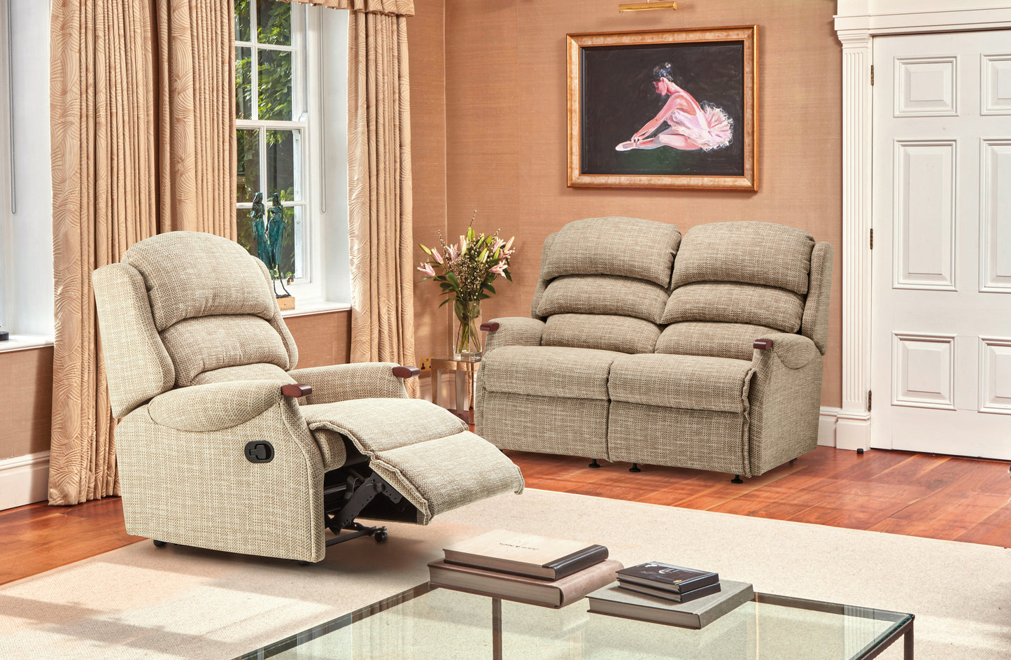 Sherborne Malham Fixed Fabric Armchair