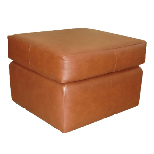 Celebrity Storage & Legged Footstool In Leather