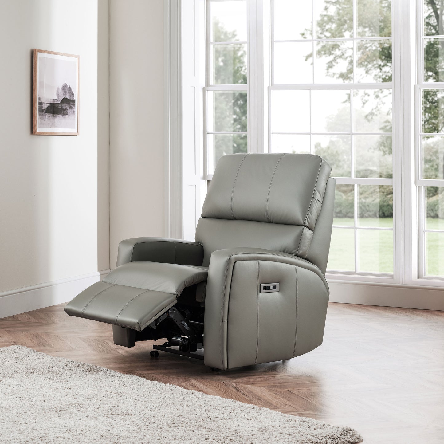 Celebrity Southwell Manual Recliner With Swivel Option Leather Armchair