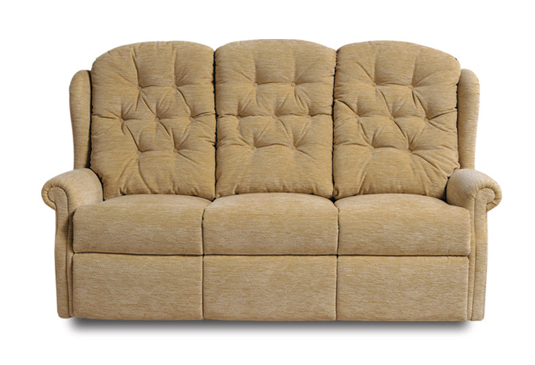 Celebrity Woburn Three Seater Settee Fixed Fabric Sofa With Mammoth Foam