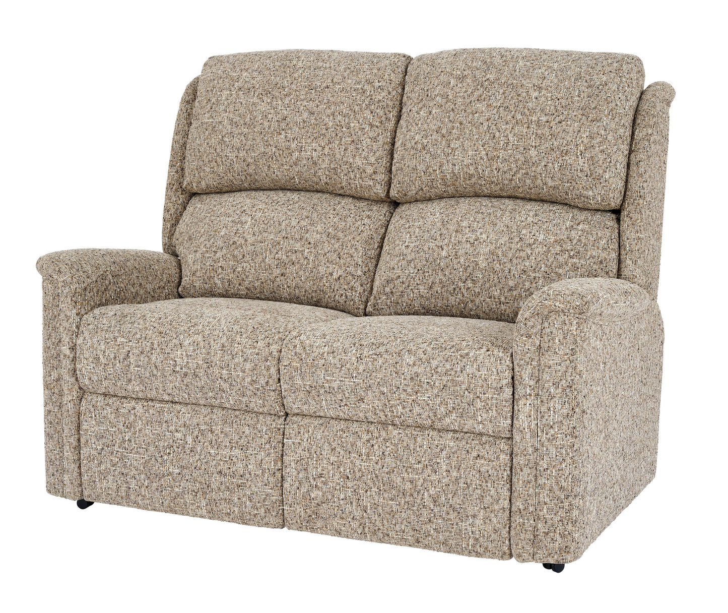 Celebrity Farndon Two Seater Settee Electric Powered Reclining Fabric Sofa With Mammoth Foam & Lumbar & Headrest Adjustment Option