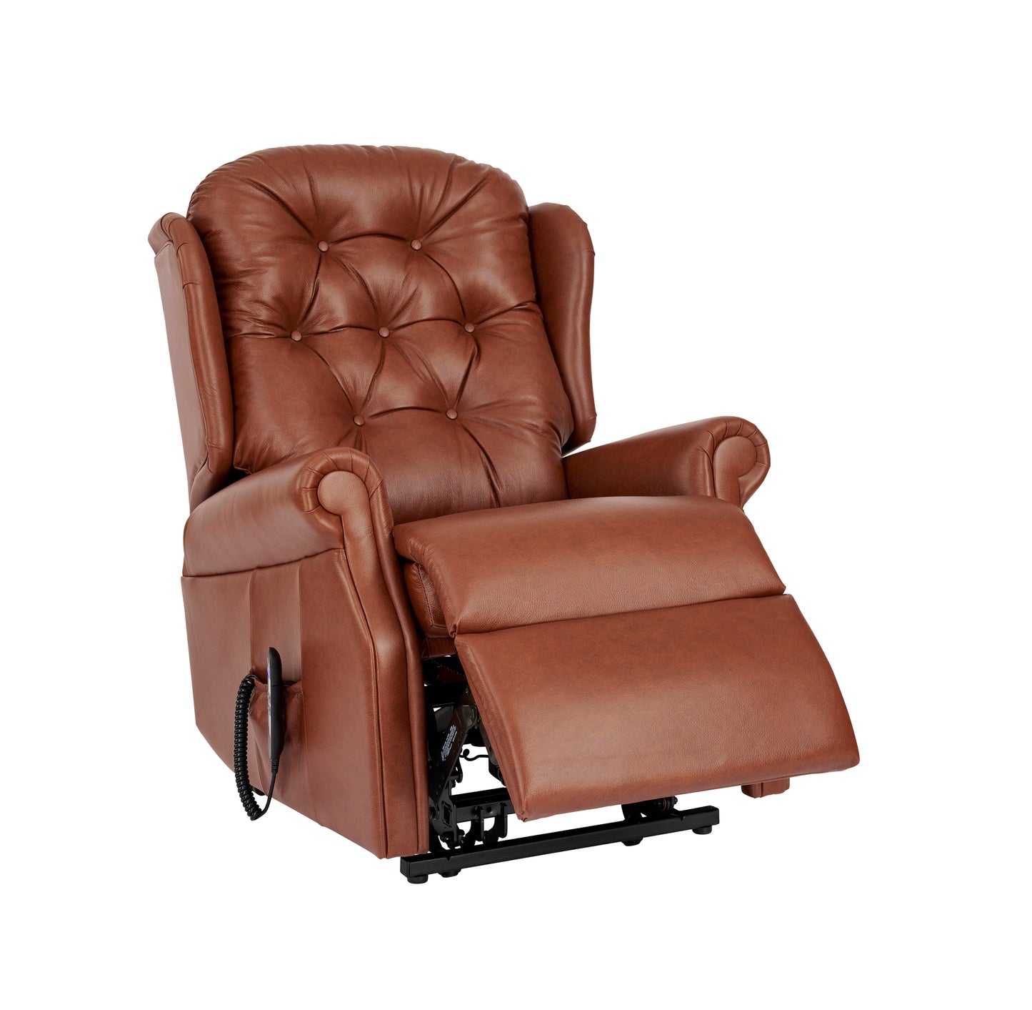 Celebrity Woburn Dual Motor Rise And Recliner Leather Armchair With Lumbar & Headrest Adjustment Option VAT FREE