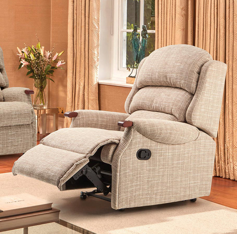 Sherborne Malham Manual Recliner Fabric Armchair
