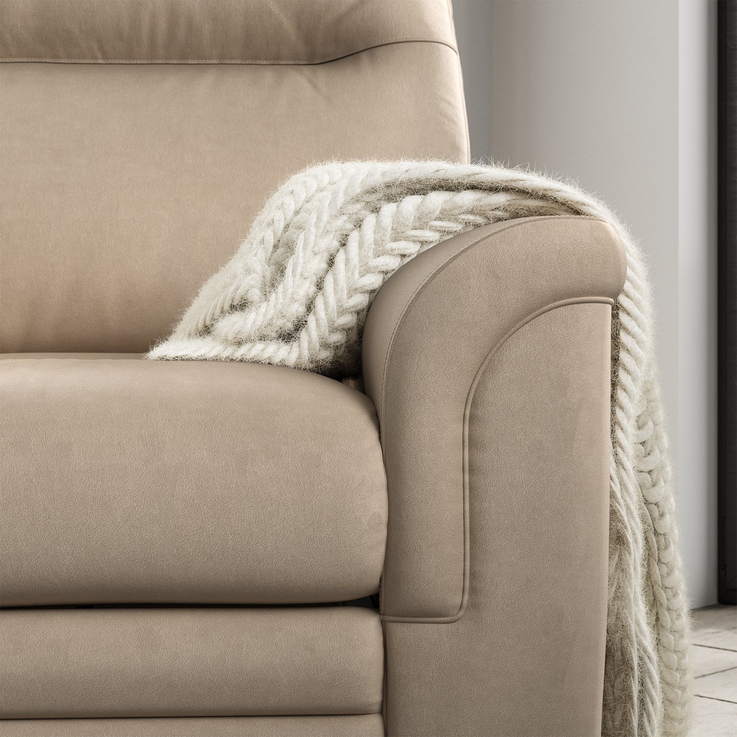 Parker Knoll Hudson 23 Fixed Leather Armchair