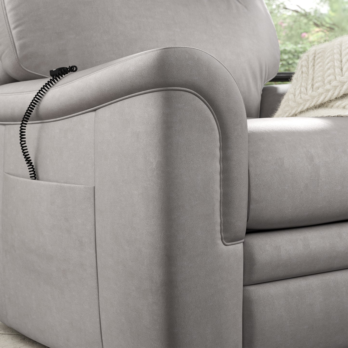 Parker Knoll Hudson 23 Dual Motor Leather Riser Recliner Armchair