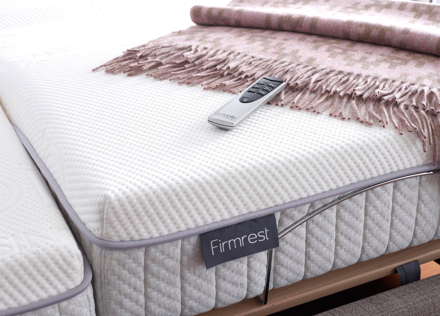 Dunlopillo Firmrest Premium Talalay Latex Electric Adjustable Bed Set