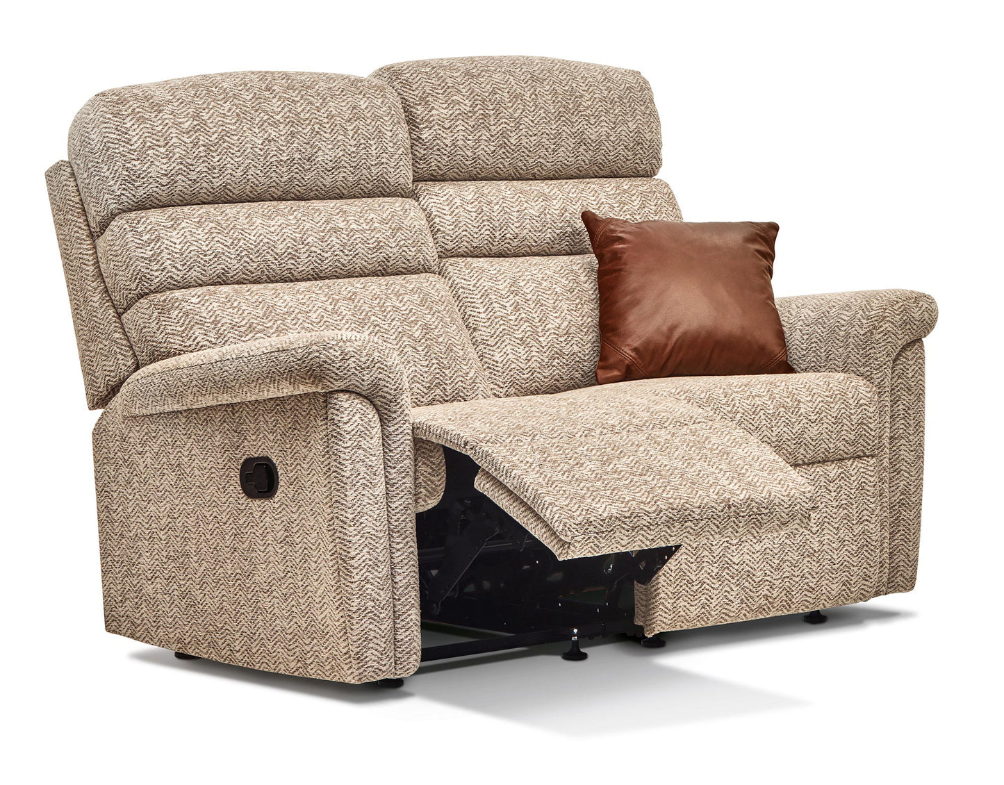 Sherborne Comfi-Sit Two Seater Manual Reclining Fabric Sofa