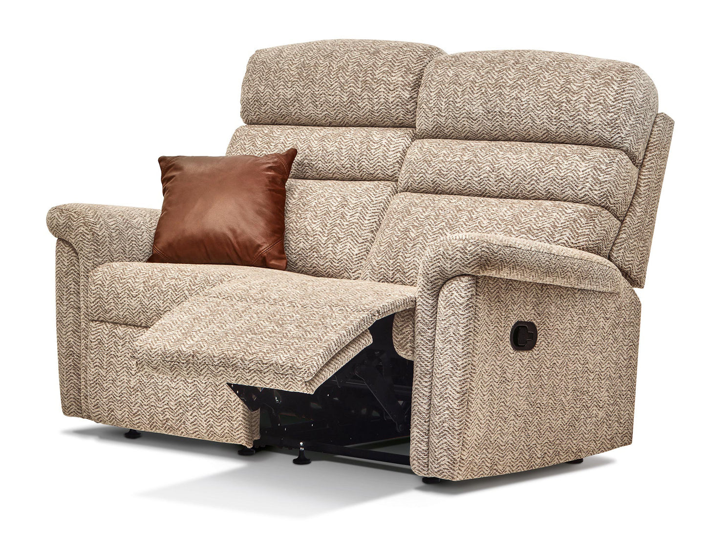 Sherborne Comfi-Sit Two Seater Manual Reclining Fabric Sofa