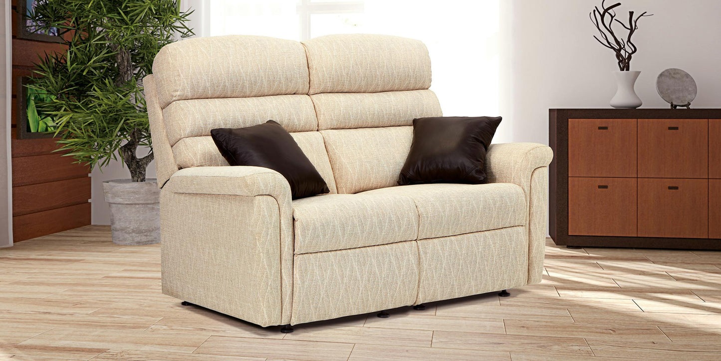 Sherborne Comfi-Sit Two Seater Fabric Fixed Sofa