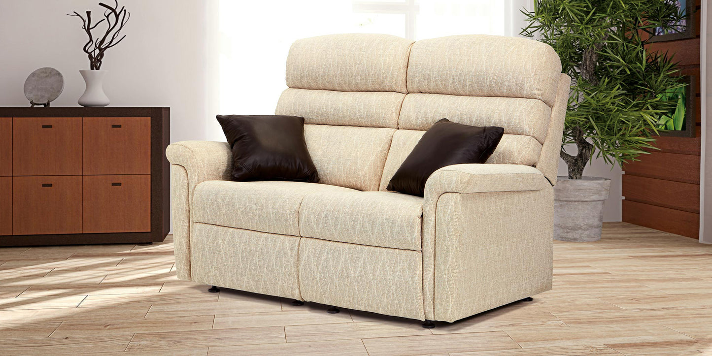 Sherborne Comfi-Sit Two Seater Fabric Fixed Sofa