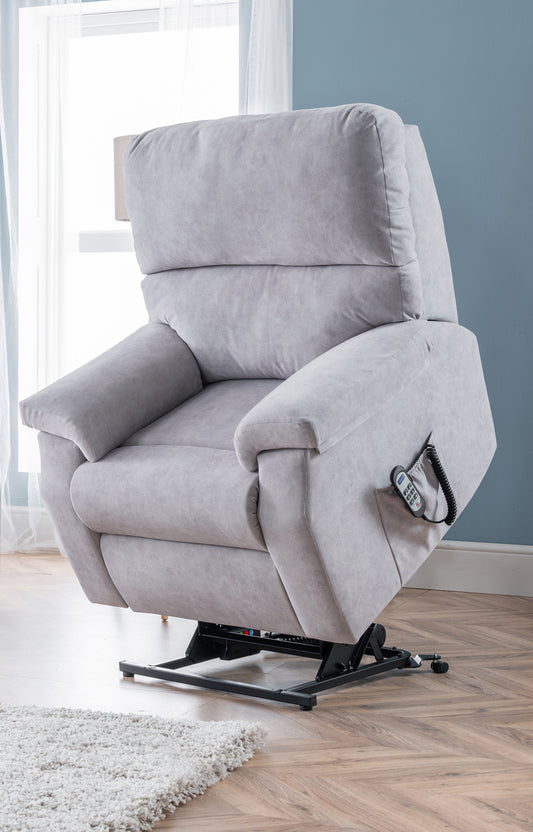 Celebrity Newstead Cloud Zero Triple Motor Rise And Recliner Fabric Armchair With Adjustable Headrest Option VAT FREE