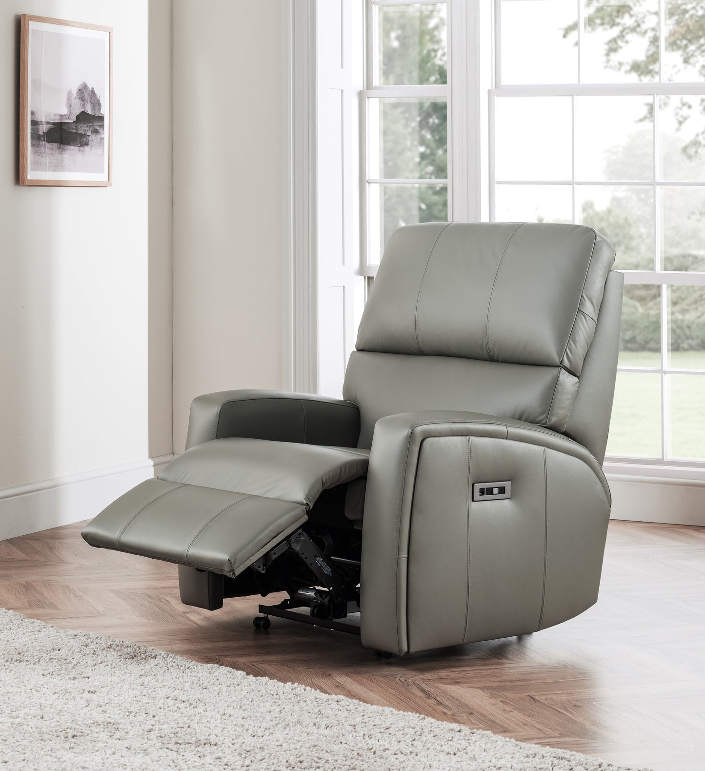 Celebrity Southwell Cloud Zero Triple Motor Rise And Recliner Leather Armchair With Lumbar & Headrest Adjustment Option VAT FREE