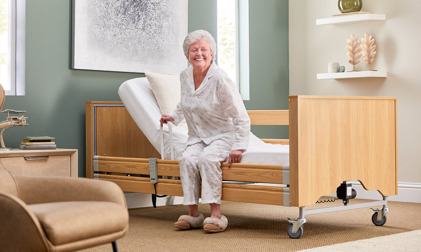 Profiling High Low Home Care Classic 3ft Single Adjustable Bed VAT FREE