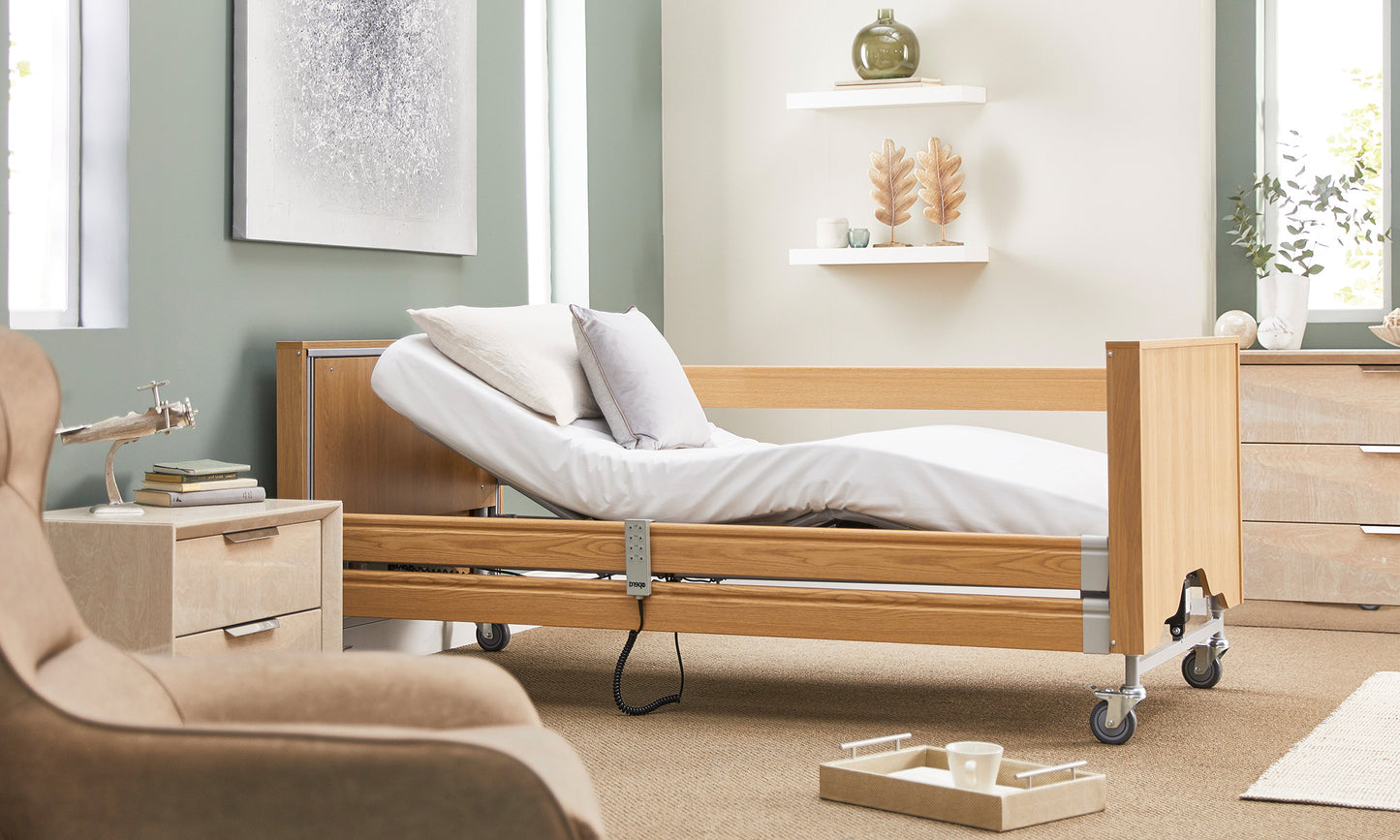 Profiling High Low Home Care Classic 3ft Single Adjustable Bed VAT FREE