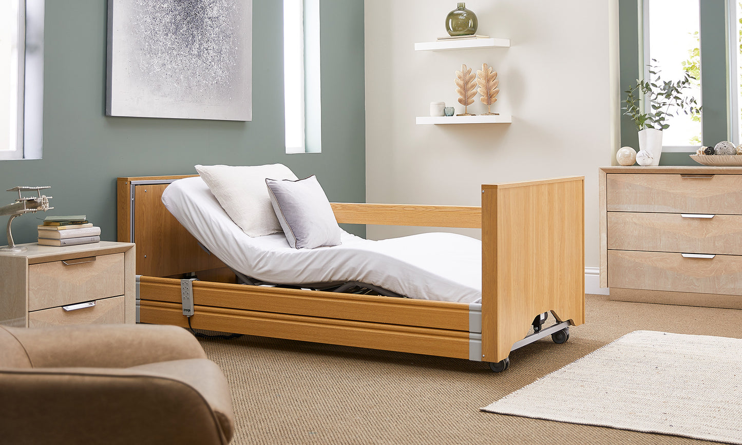 Profiling High Low Home Care Classic Low 3ft Single Adjustable Bed VAT FREE