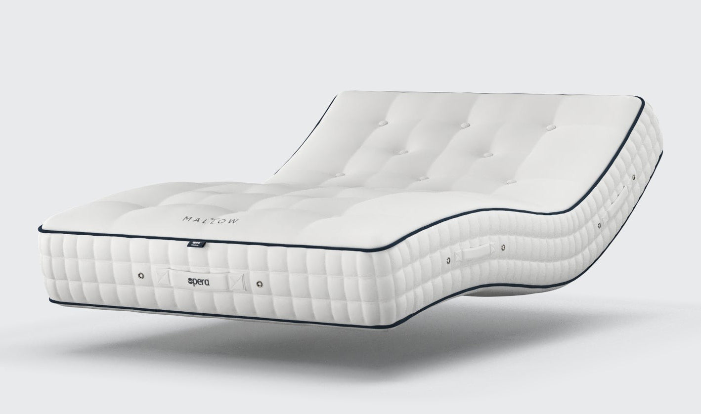 Mallow 1000 Pocket Sprung Medium Firm Feel Wool & Cotton Adjustable Bed Mattress VAT FREE