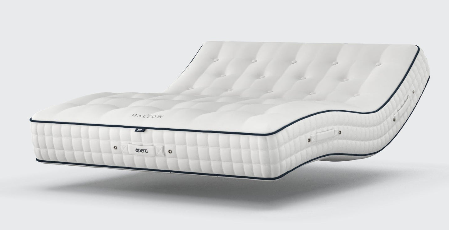 Mallow 1000 Pocket Sprung Medium Firm Feel Wool & Cotton Adjustable Bed Mattress VAT FREE