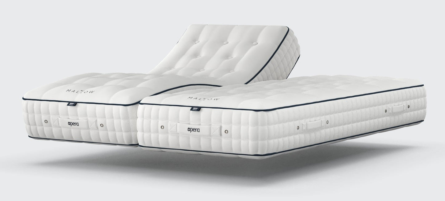 Mallow 1000 Pocket Sprung Medium Firm Feel Wool & Cotton Adjustable Bed Mattress VAT FREE