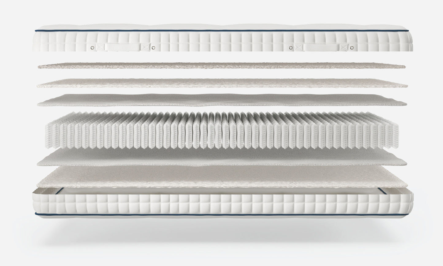 Natural 1000 Pocket Sprung Soft To Medium Feel Adjustable Bed Mattress VAT FREE