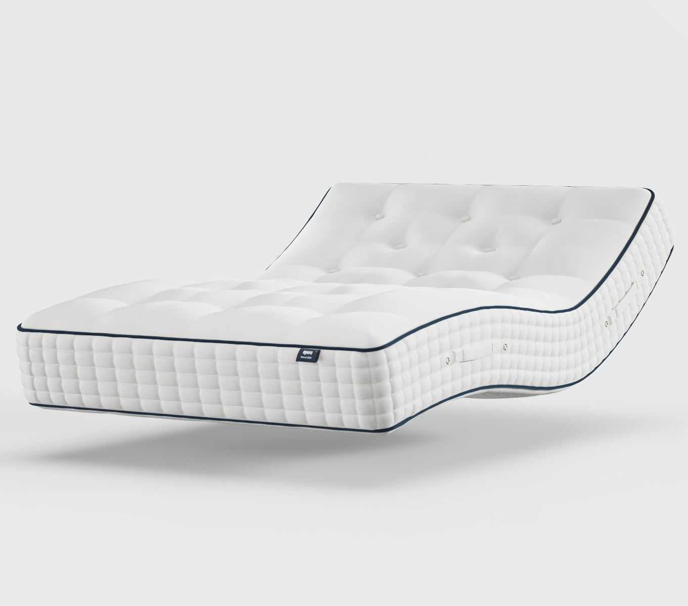 Natural 2500 Pocket Sprung Medium Feel Adjustable Bed Mattress VAT FREE