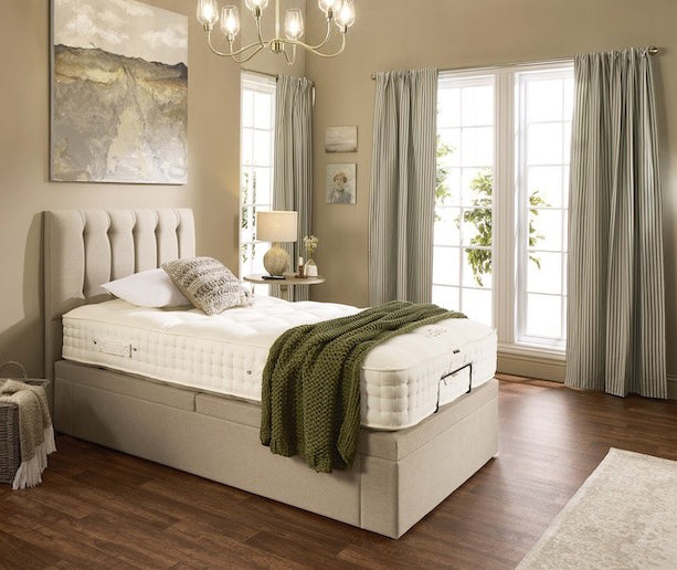 Coral Motion Divan Adjustable Bed With A Gel Pro 4000 Pocket Sprung Medium Firm Feel Mattress VAT FREE