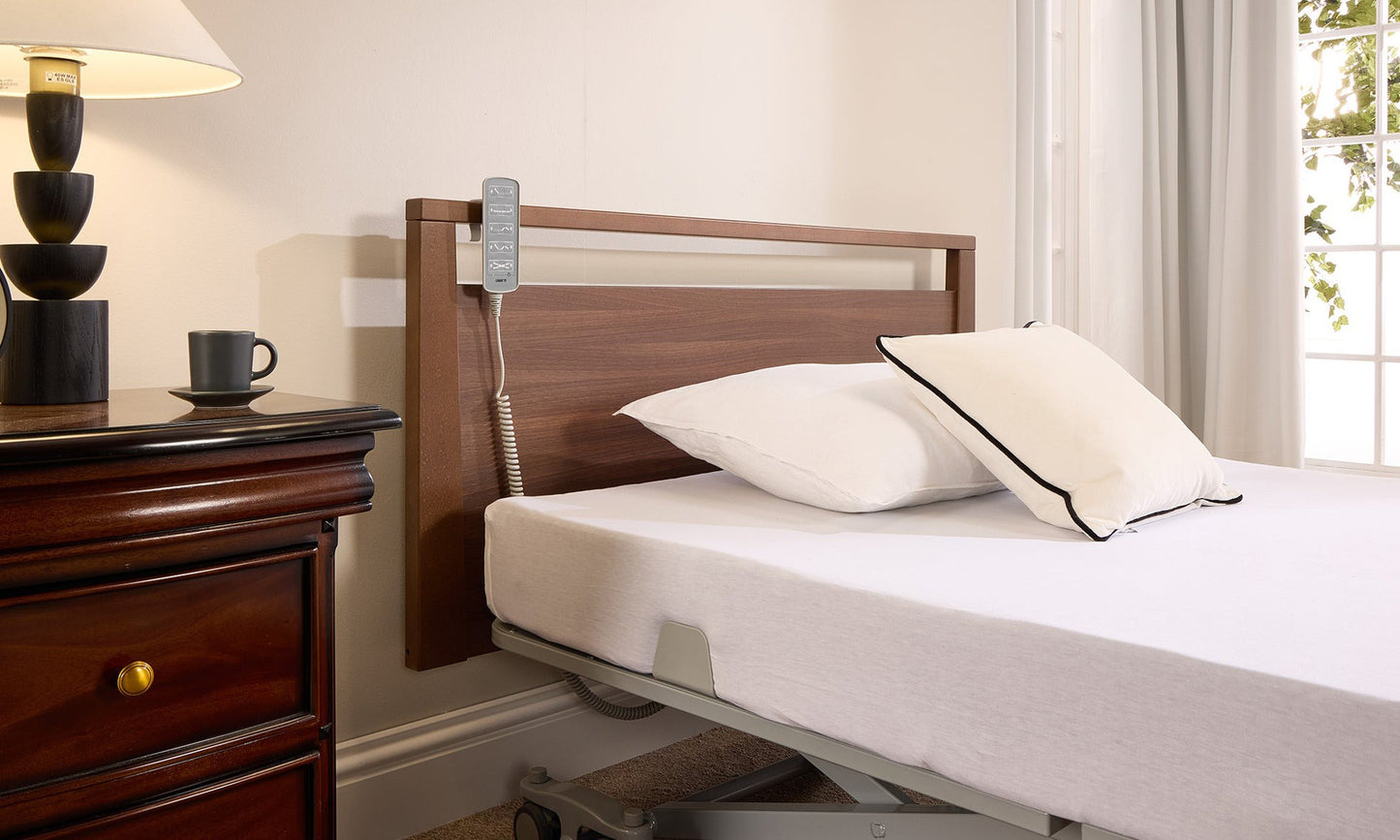 Solo Low Footboard Profiling High Low Floor Bed Home Care Adjustable Bed With A Choice Of Mattresses VAT FREE