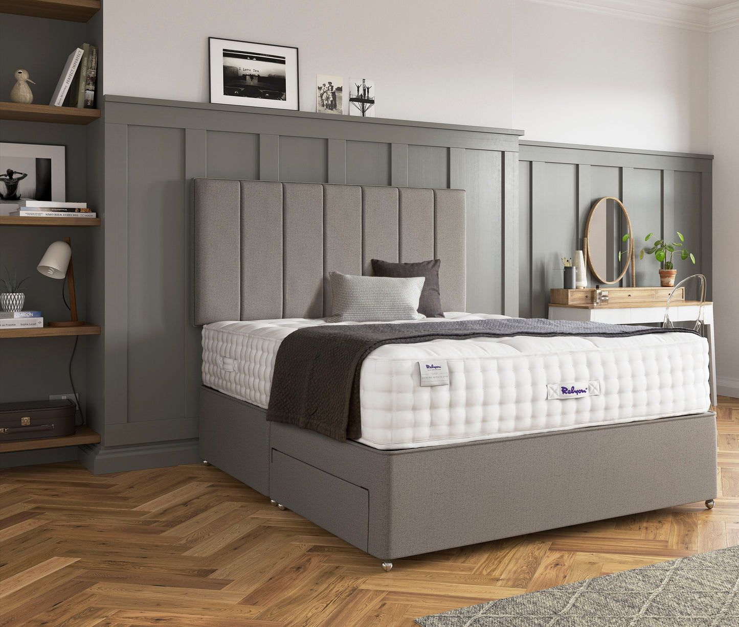 Relyon Luxury Alpaca 2550 Pocket Sprung Luxurious Hand Made Medium To Soft Feel Mattress