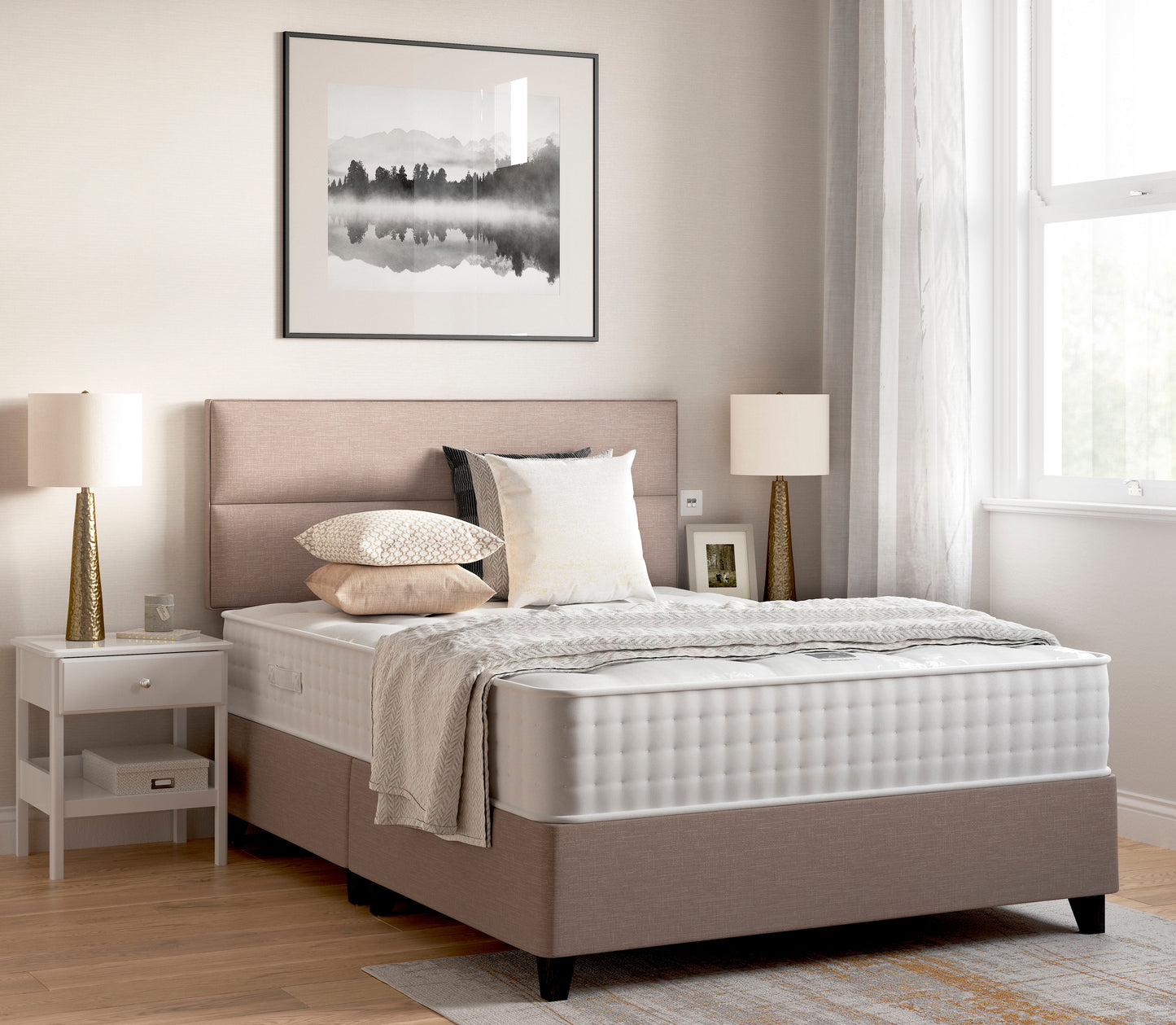 Relyon Luxury Natural Sublime Deluxe 1400 Pocket Sprung Hand Made Medium Feel Mattress