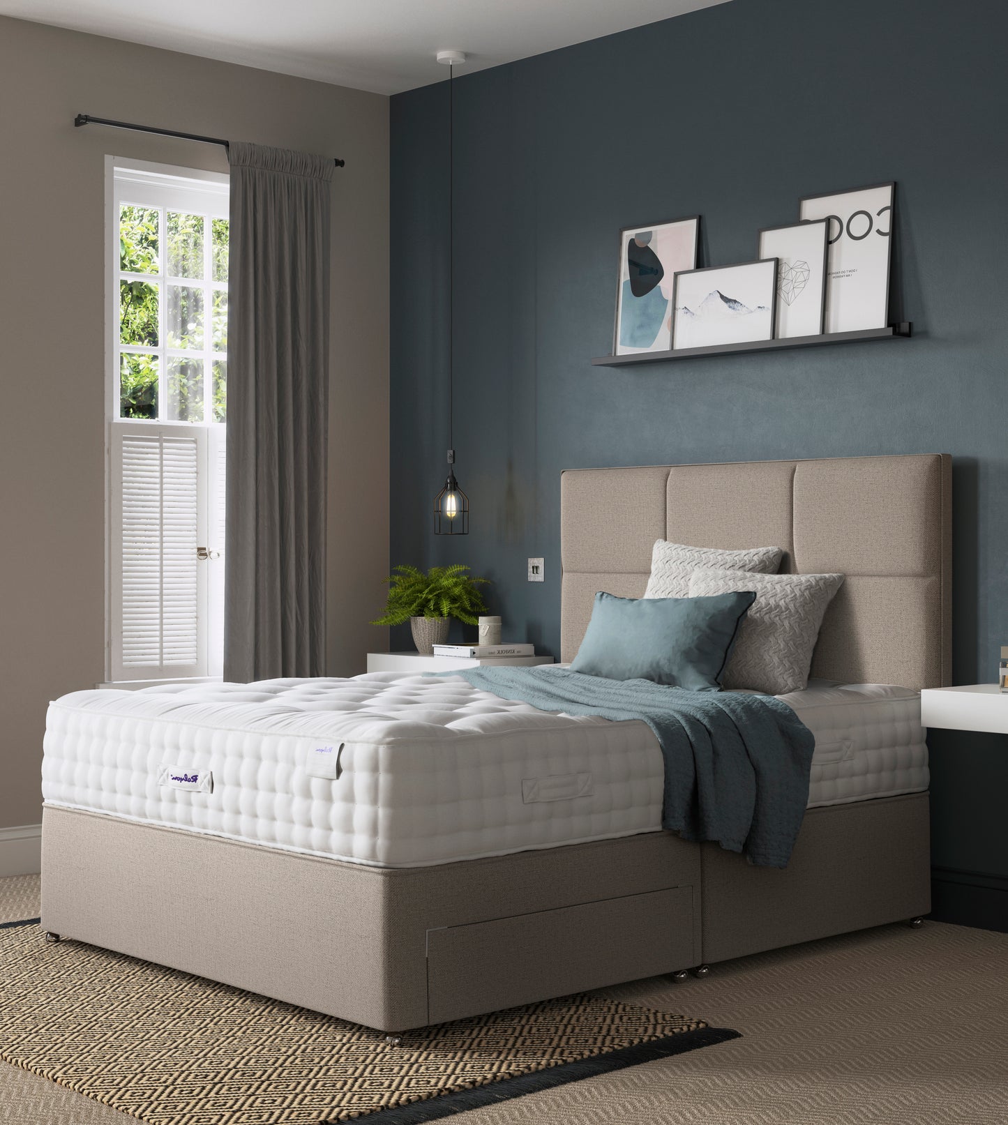 Relyon Luxury Pashmina 2350 Pocket Sprung Luxurious Hand Made Medium To Firm Feel Mattress