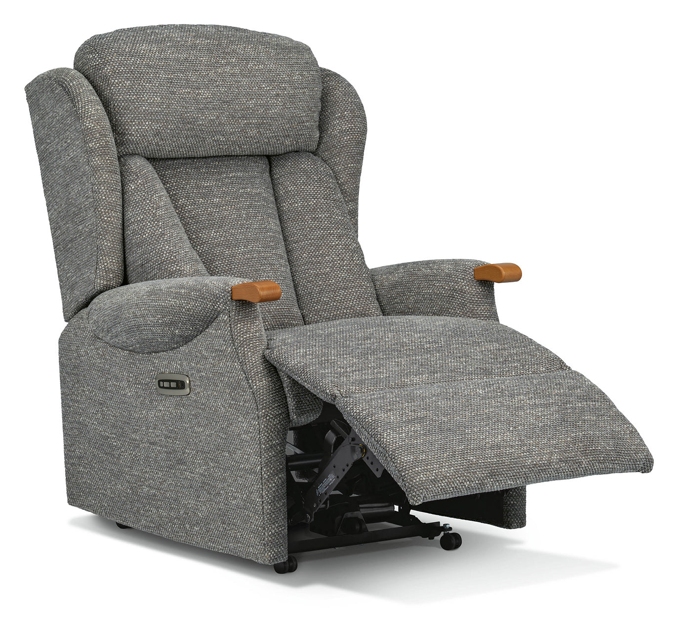 Sherborne Cartmel Knuckle Electric Powered Recliner Fabric Armchair With Headrest Adjustment Option