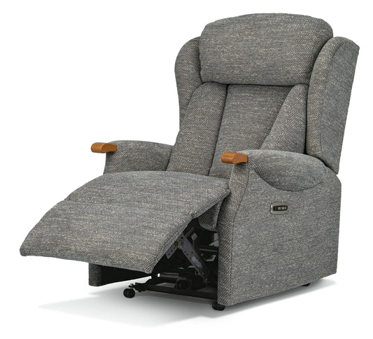 Sherborne Cartmel Knuckle Electric Powered Recliner Fabric Armchair With Headrest Adjustment Option