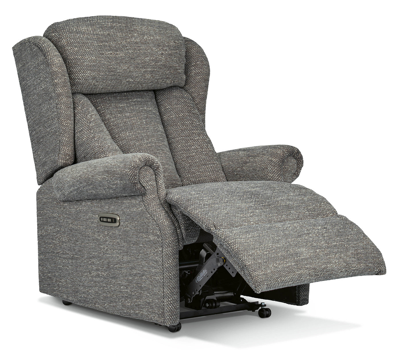 Sherborne Cartmel Electric Powered Recliner Fabric Armchair With Headrest Adjustment Option