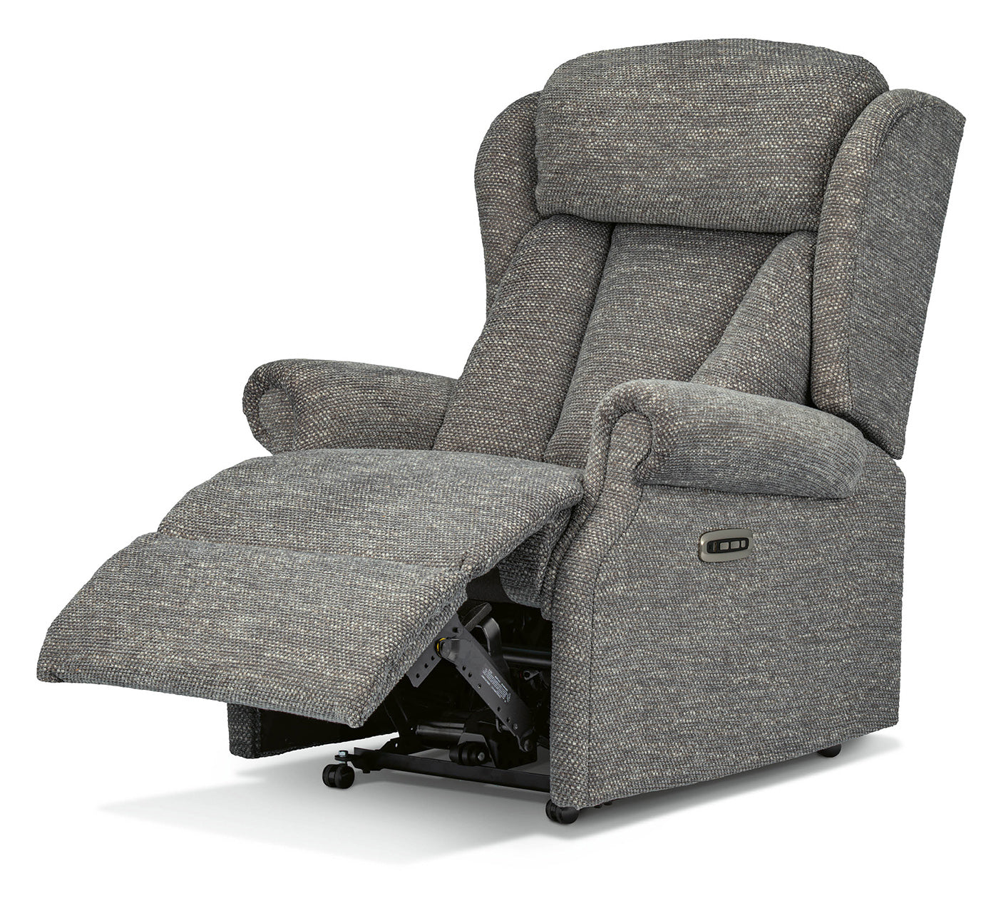 Sherborne Cartmel Electric Powered Recliner Fabric Armchair With Headrest Adjustment Option