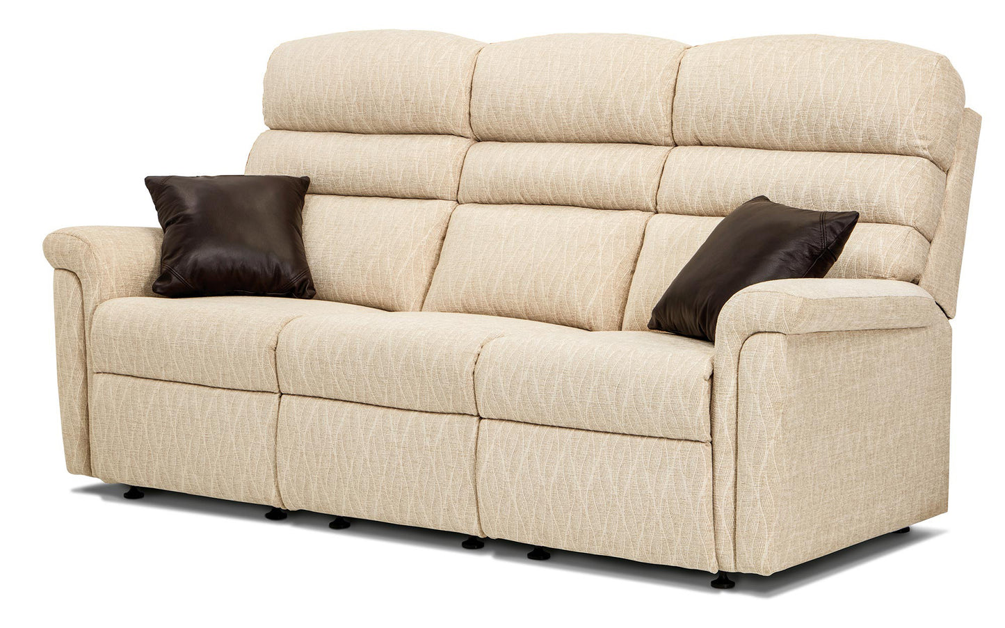 Sherborne Comfi-Sit Three Seater Fabric Fixed Sofa