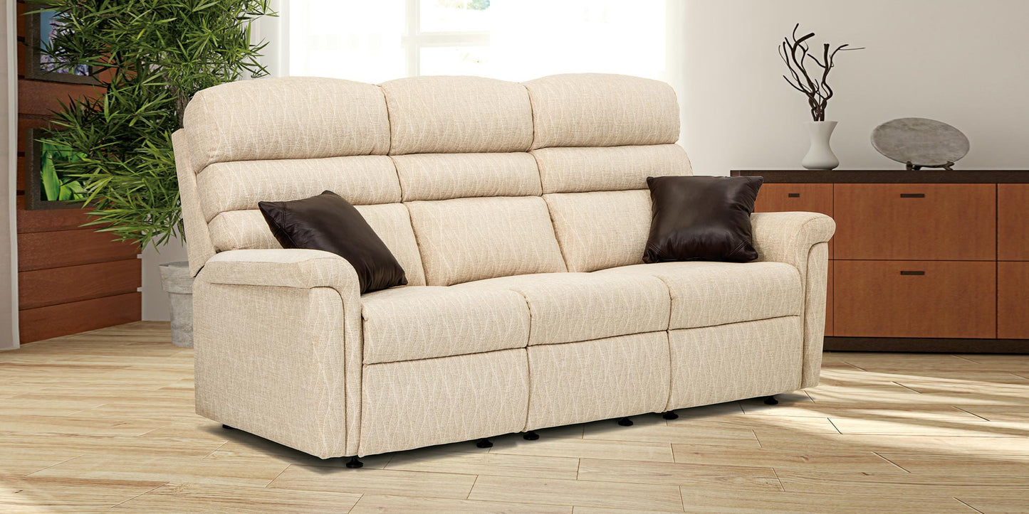 Sherborne Comfi-Sit Three Seater Fabric Fixed Sofa