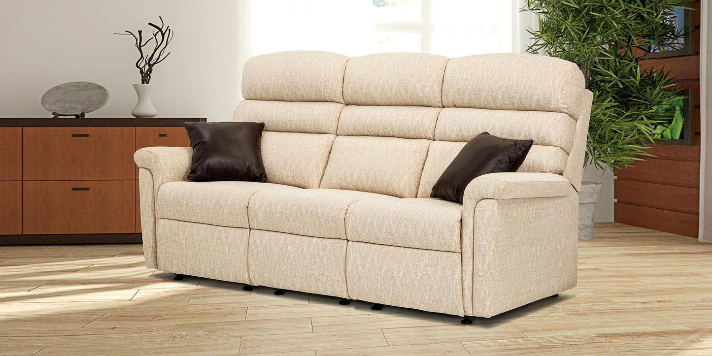 Sherborne Comfi-Sit Three Seater Fabric Fixed Sofa