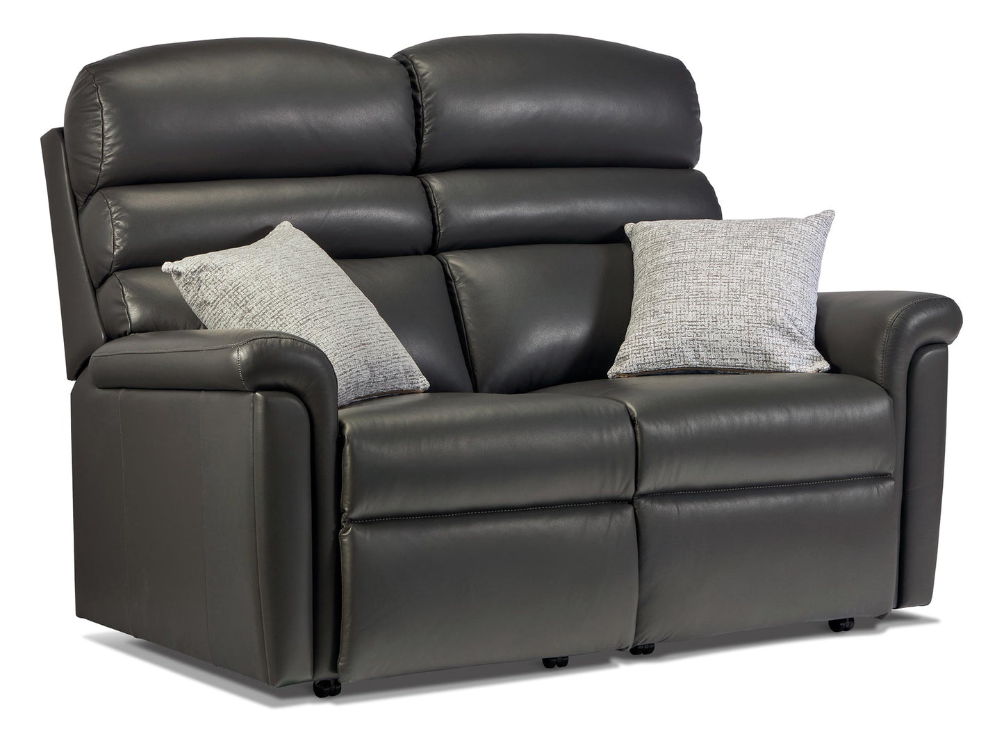 Sherborne Comfi-Sit Two Seater Manual Reclining Leather Sofa