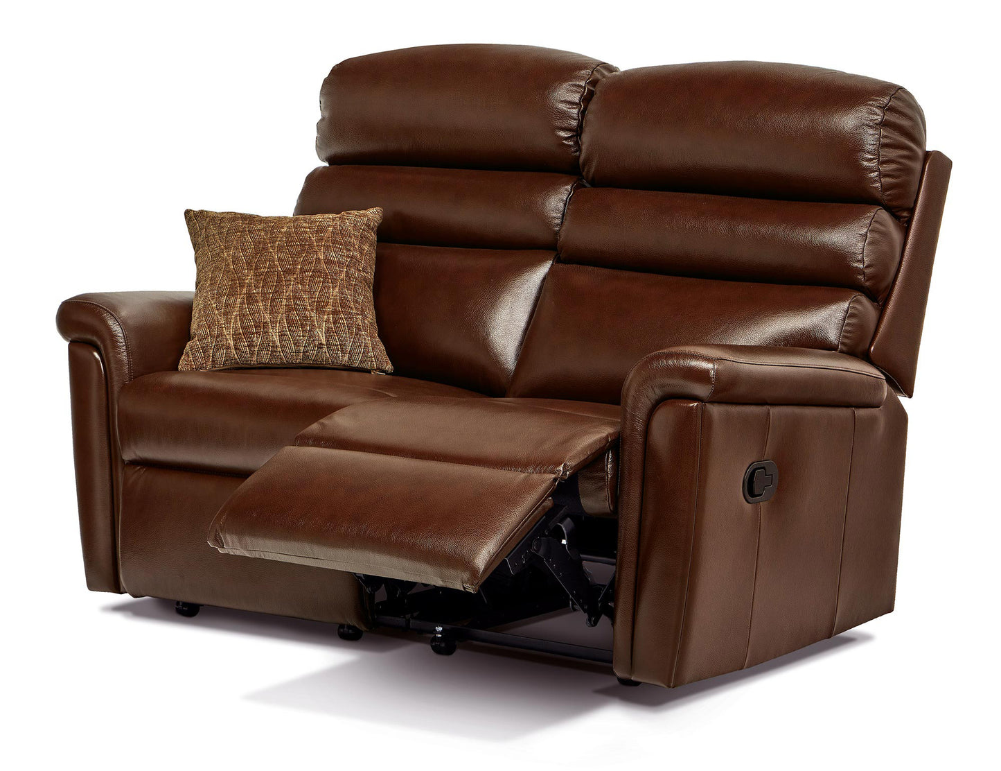 Sherborne Comfi-Sit Two Seater Manual Reclining Leather Sofa