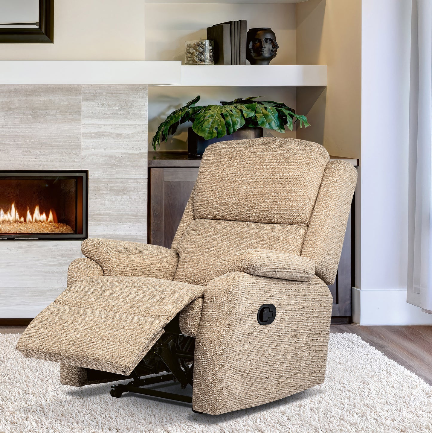 Sherborne Dakota Manual Recliner Fabric Armchair